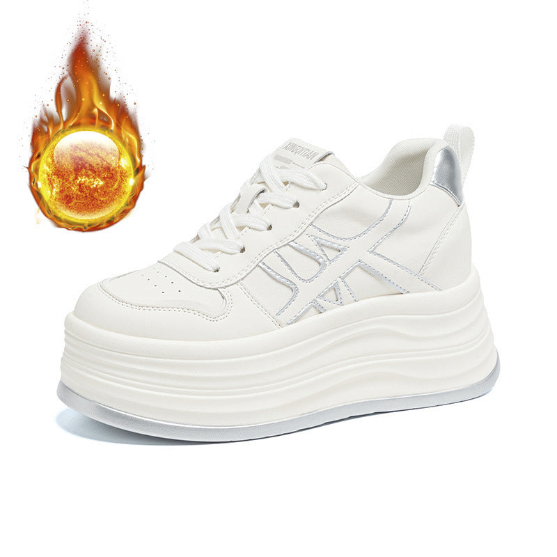 Women's Autumn Korean Style Height Increasing Insole Muffin Lightweight Women's Sports Shoes