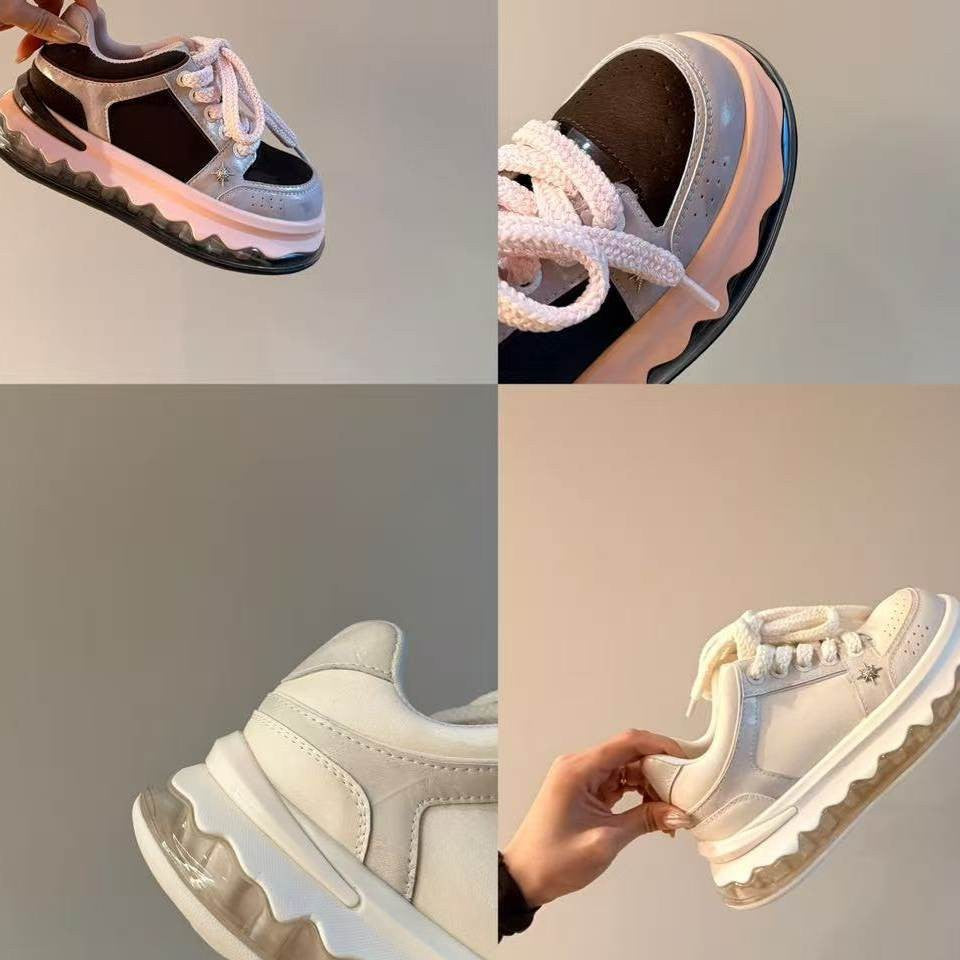 Spring Versatile Platform Increased Light Luxury Air Women's Sports Shoes
