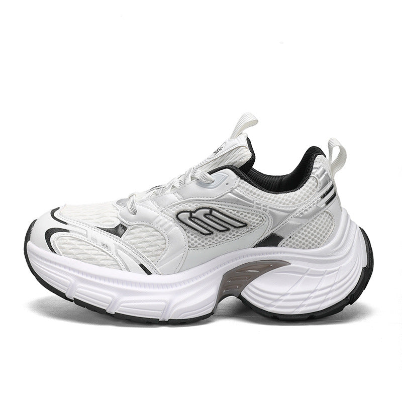 Women's & Men's Dad Paris Fashion Platform Height Increasing Retro Breathable Sneakers