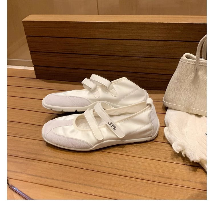 Women's Breathable Double Velcro Younger Mary Jane Low-cut Leisure German Training Women's Fashion Shoes