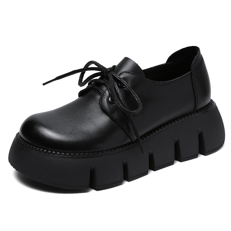 Women's Genuine Muffin Thick Bottom Chunky Pumps Women's Fashion Shoes