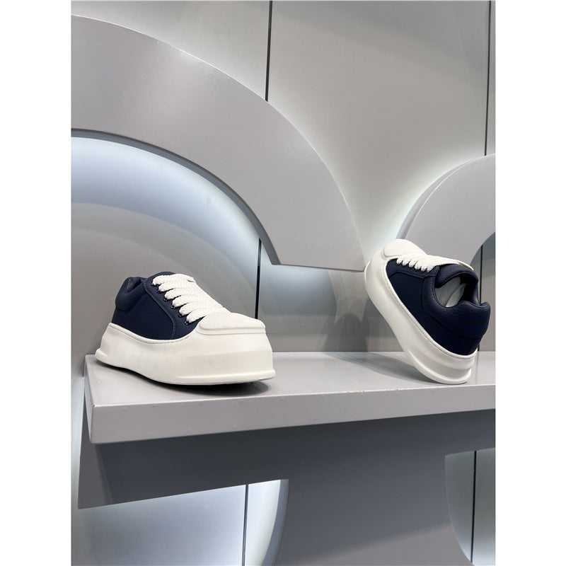 Men's Fashionable Trendy Round Head Simple Casual Shoes