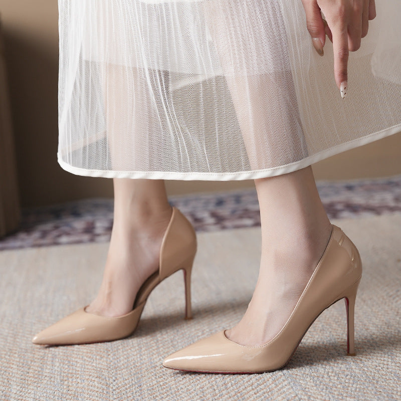 Pointed Low-cut Stiletto High Sexy Adult Lady Like Women's Fashion Shoes