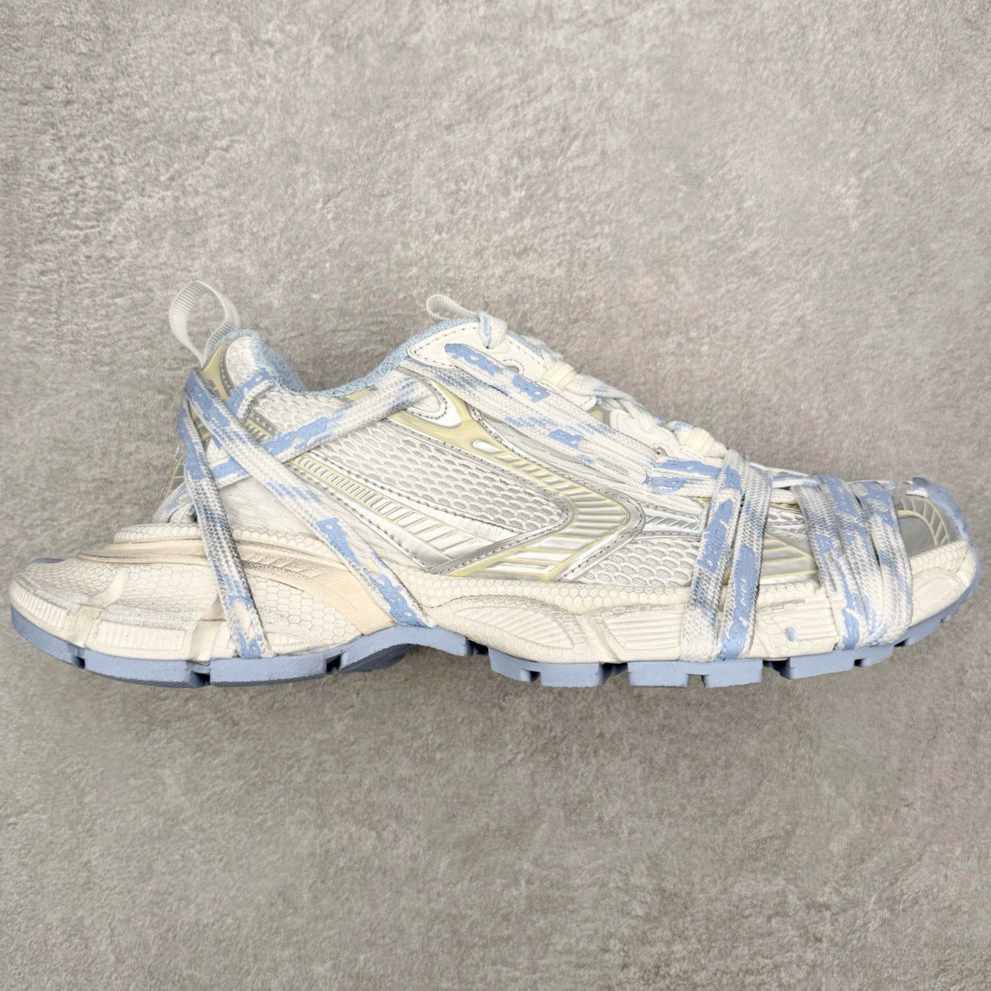 Gao Ding Paris Mesh Breathable Catwalk Retro Heightened Distressed Dirty Men's Sports Shoes
