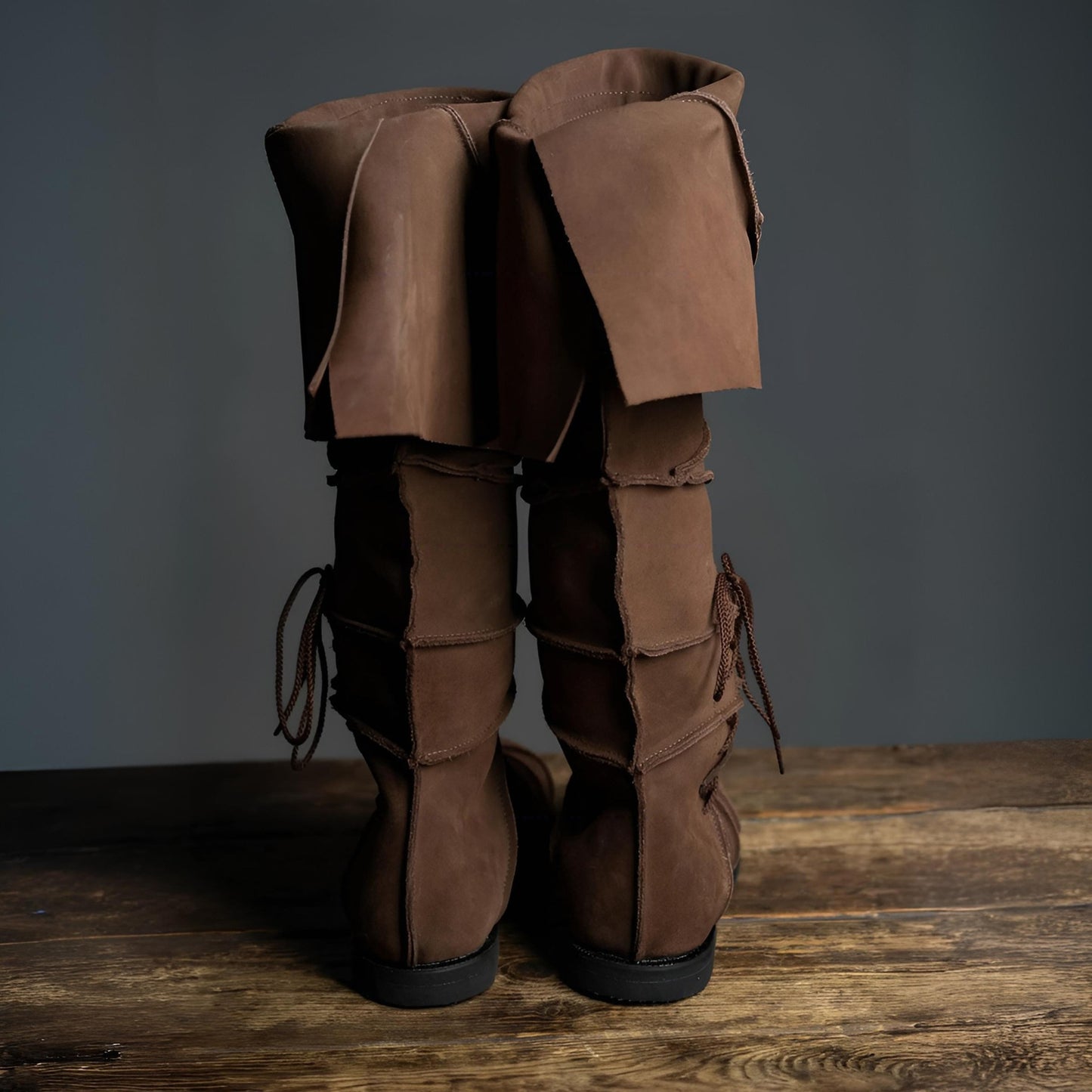 Men's Retro Medieval Renaissance Low Large Size Boots