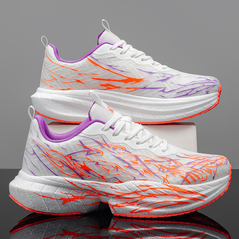 Men's Cushioning Rebound Professional Running Spring Breathable Mesh Lightweight Men's Sports Shoes