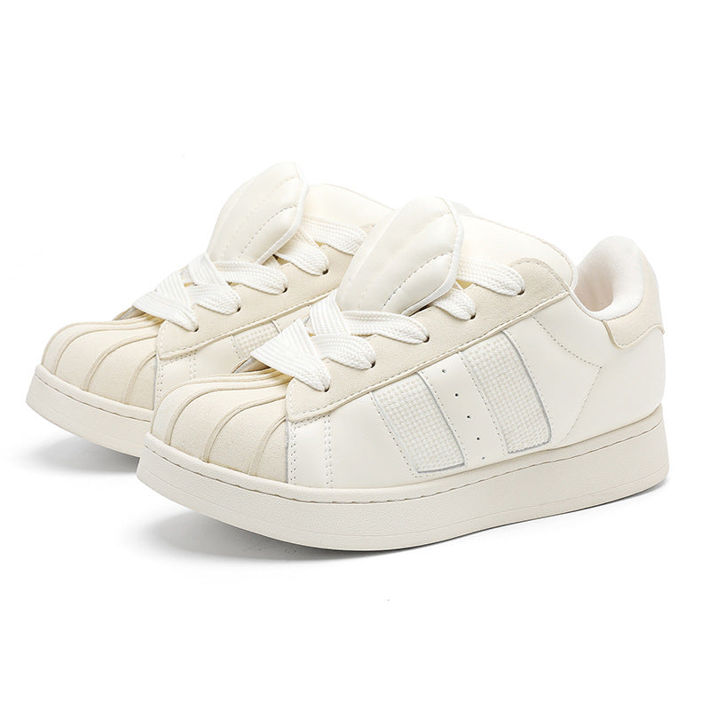 Height Increasing Leisure Fashion Sports Board White Sneakers