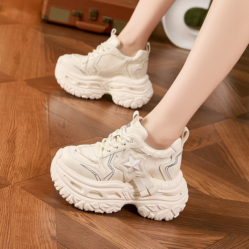 Women's Platform Dad Small Height Increasing Insole Women's Sports Shoes