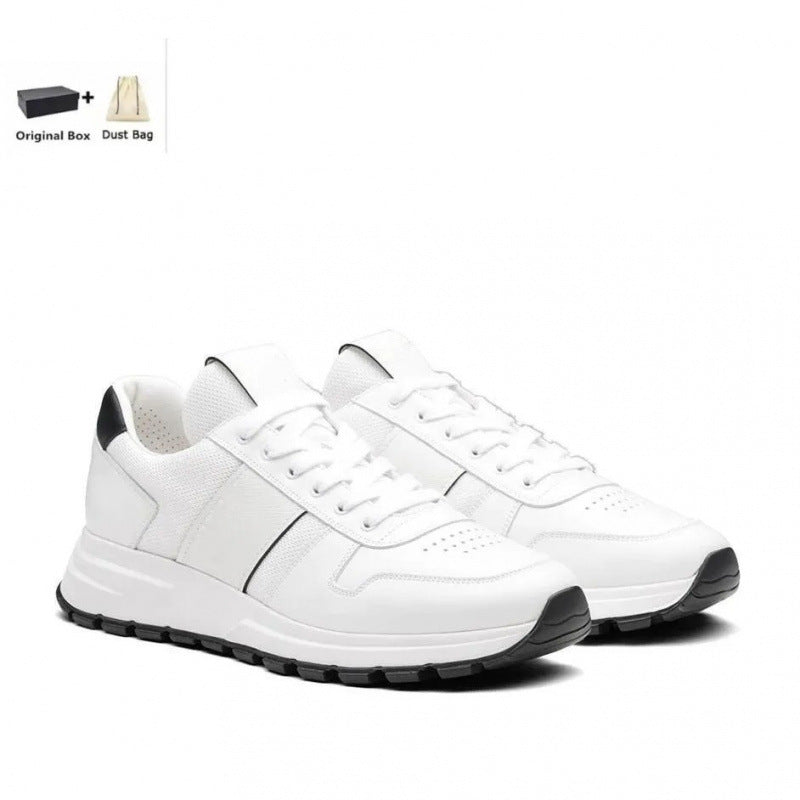 Summer Trendy Low Cut Cowhide Joint Business Leisure Tourist Men's Sports Shoes