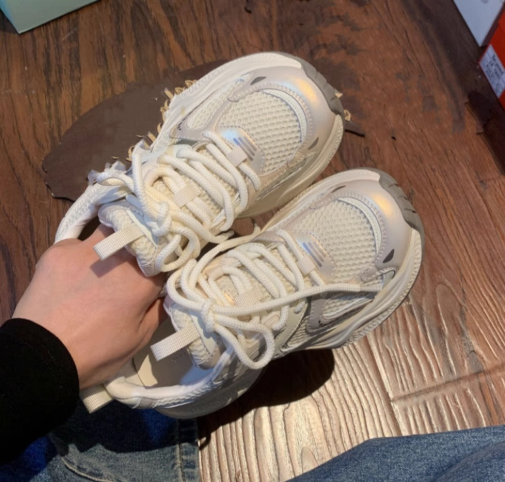 Women's Goods Breathable Platform Dad Small Height Women's Casual Shoes