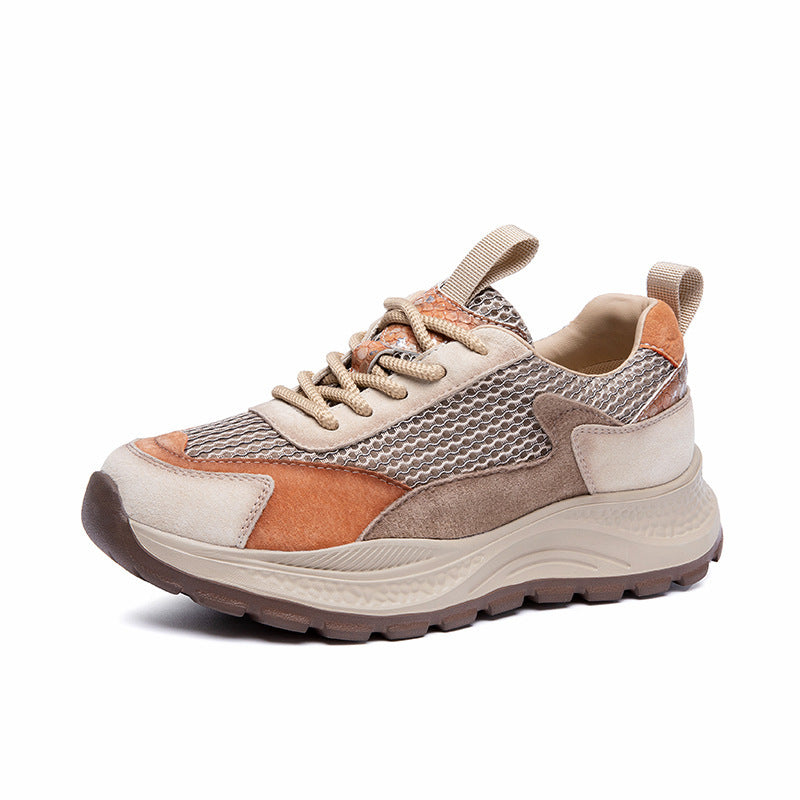 Women's Soft Bottom Lightweight Mesh Surface Pig Bar Men's Shoes