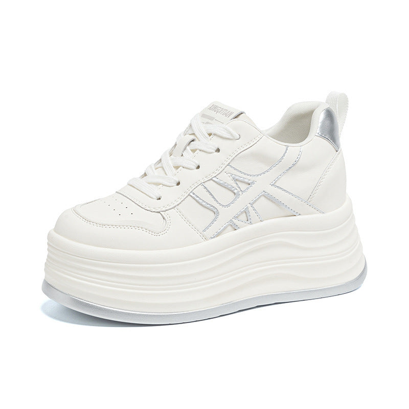 Women's Autumn Korean Style Height Increasing Insole Muffin Lightweight Women's Sports Shoes