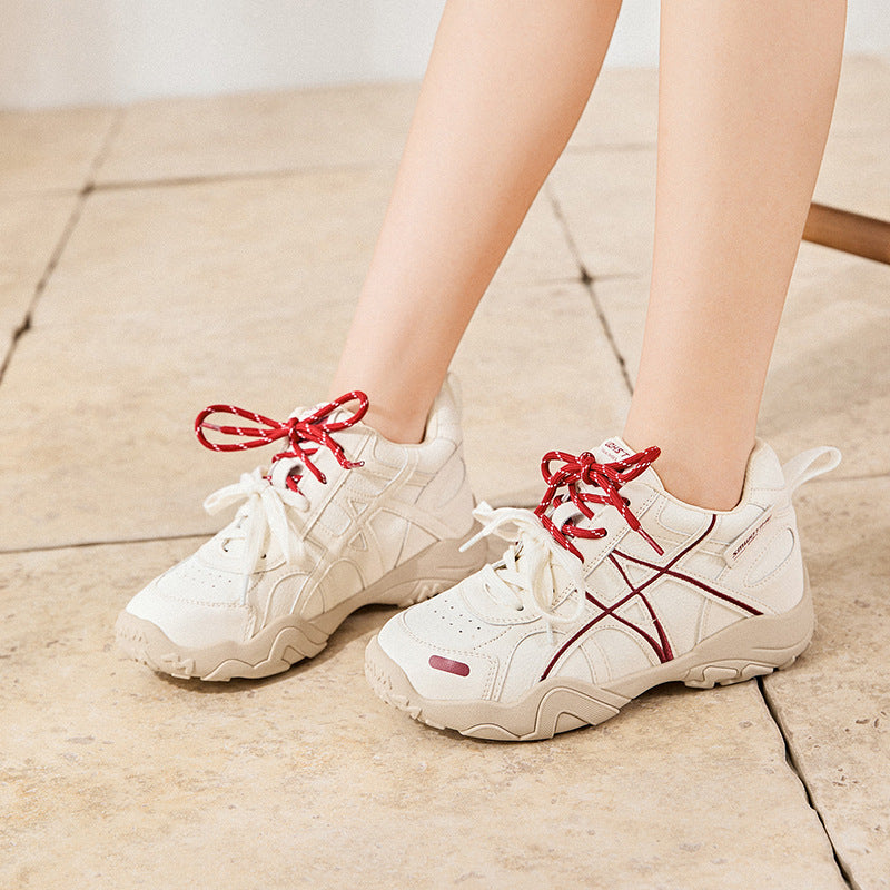Women's Height Increasing Insole Spring Thick-soled German Training Long-time Not Tired Sports Casual Shoes