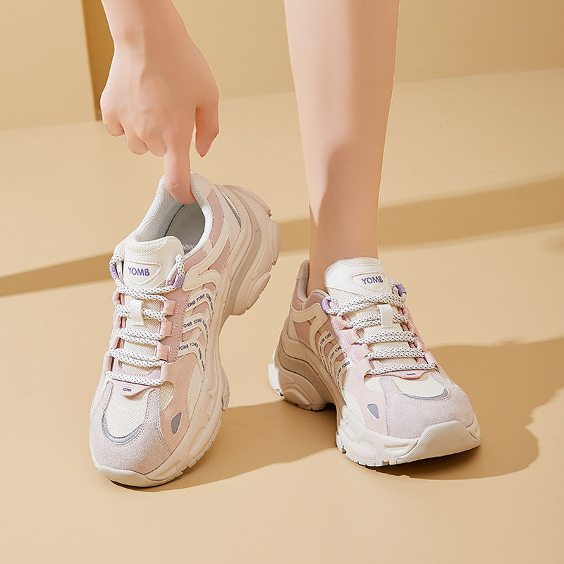 Women's Platform Dad Autumn Height Increasing Muffin Women's Sports Shoes