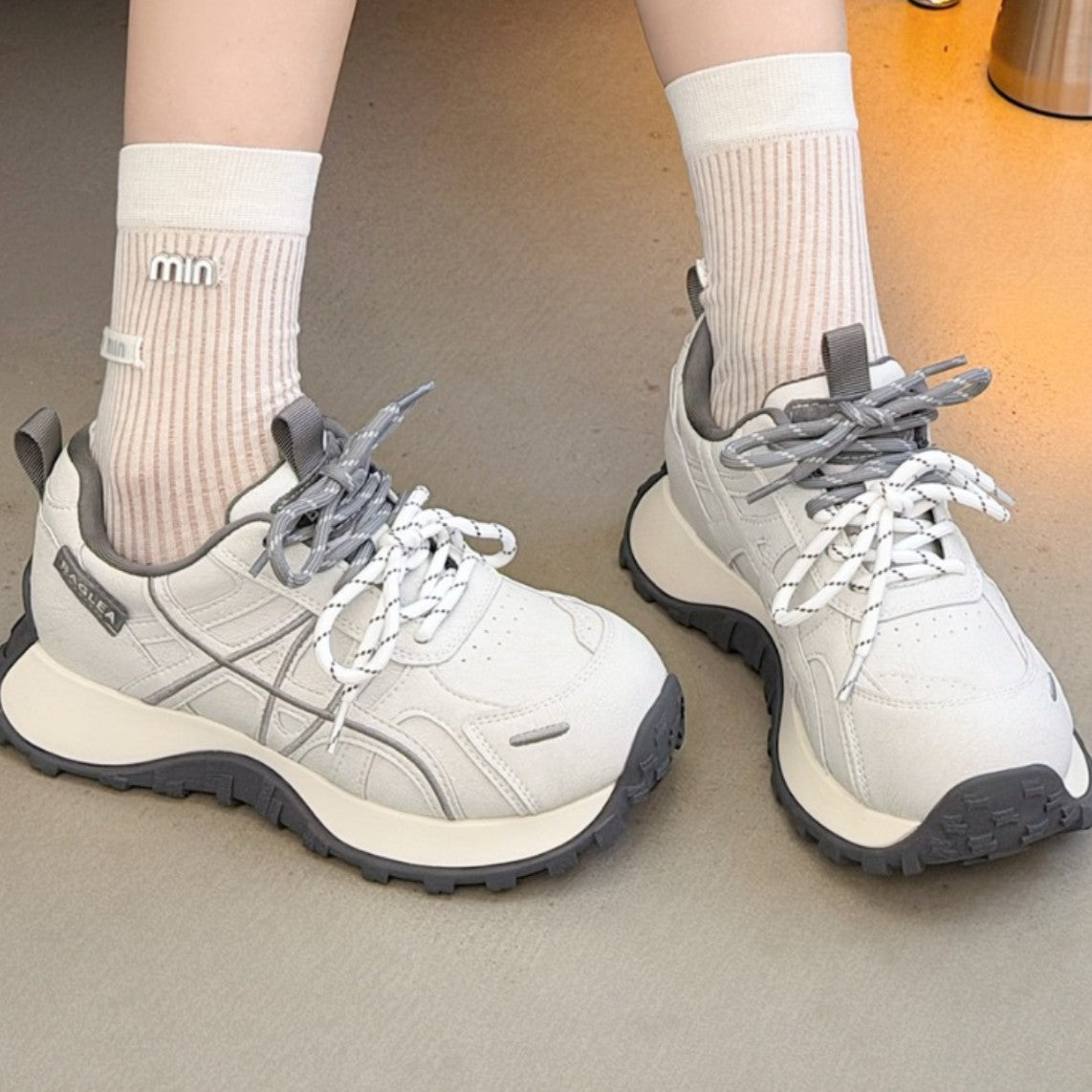 Women's Small Waist Dad Spring Platform Sports Women's Casual Shoes