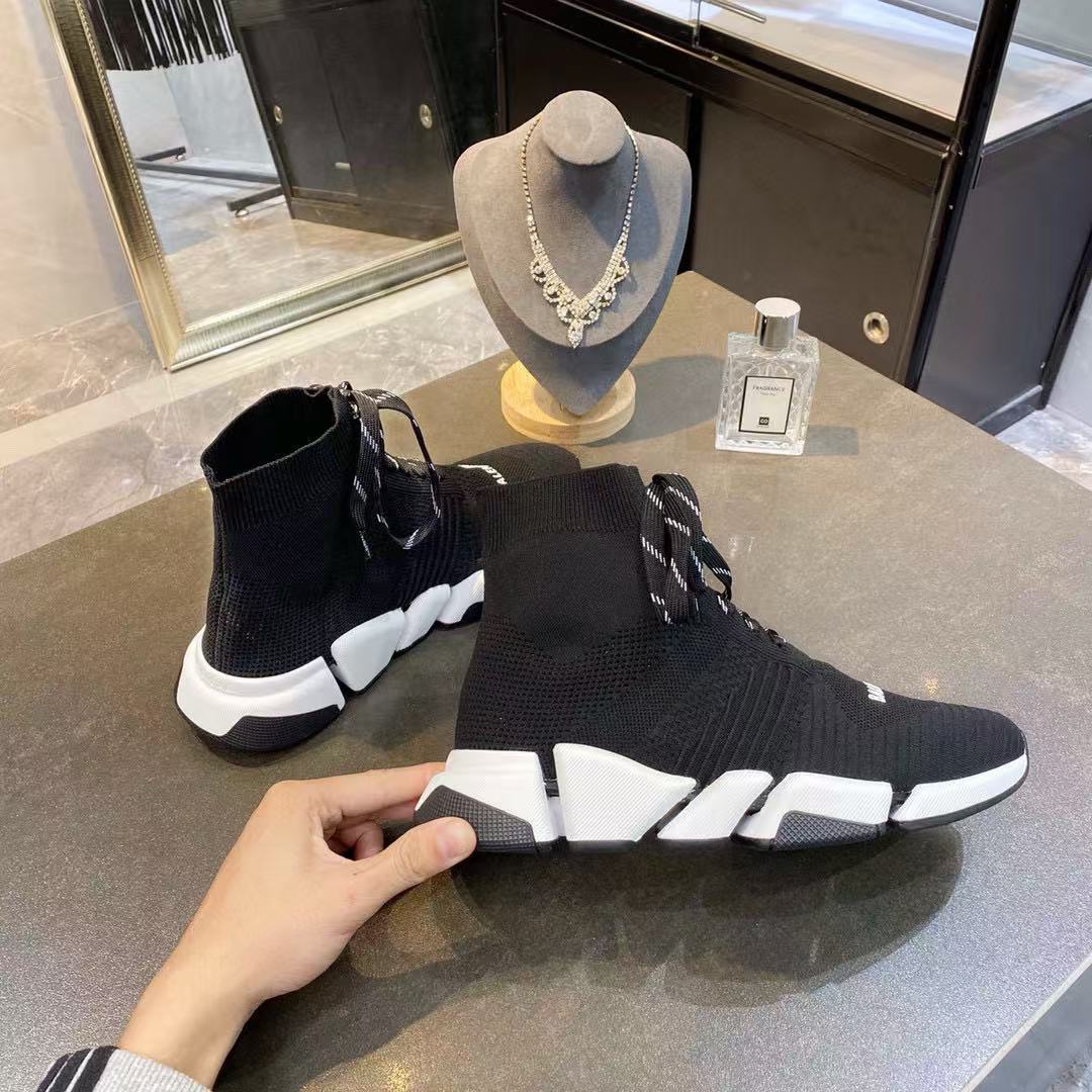 Women's & Men's Stretch Sock Super Popular Flat B- Home Sports Casual Shoes