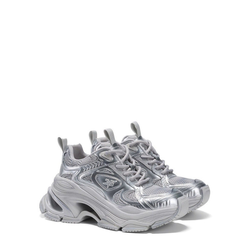 White Deer Spring Independent Planet Thick Bottom Women's Sports Shoes