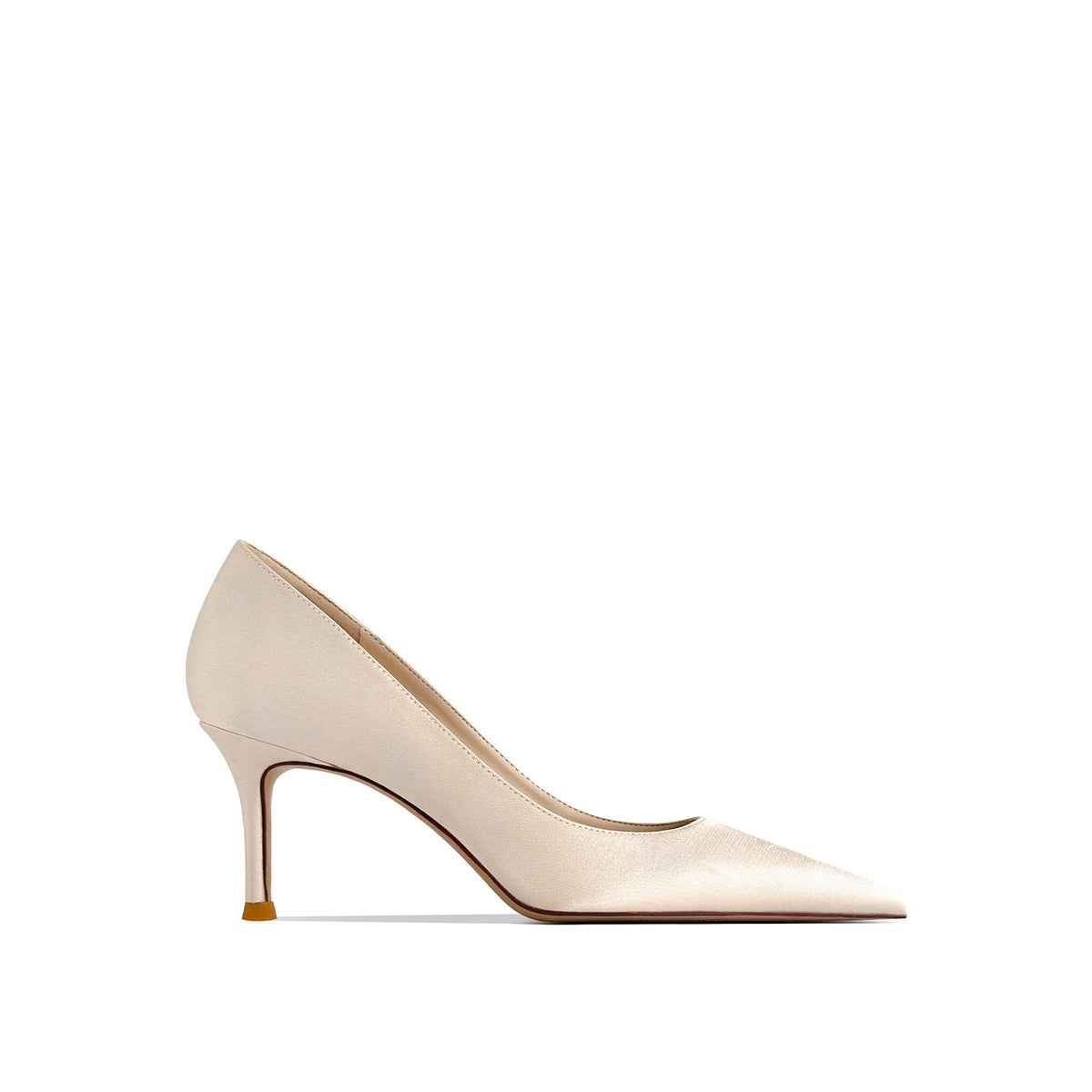 Women's Champagne High Stiletto Sexy Pointed Black Women's Fashion Shoes