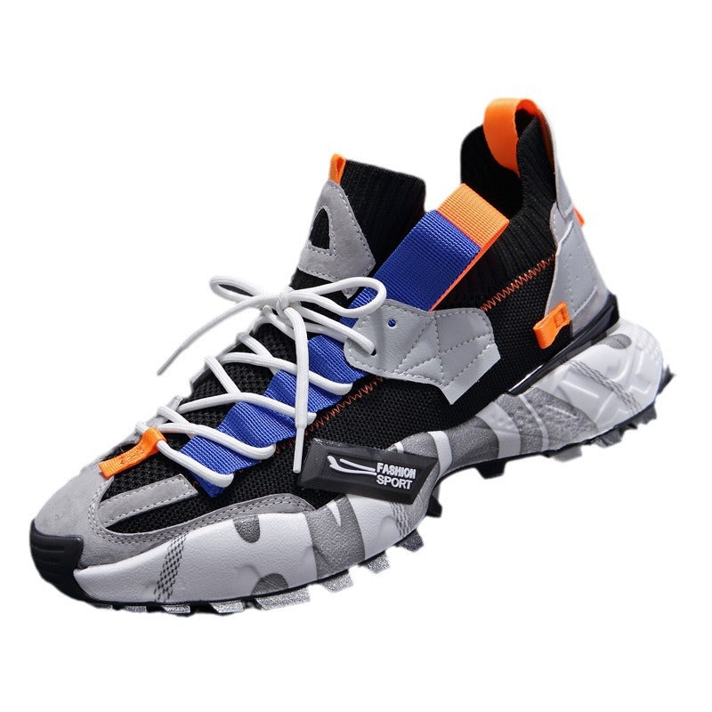 Men's Summer Lightweight Breathable Mesh Running Trendy Men's Casual Shoes