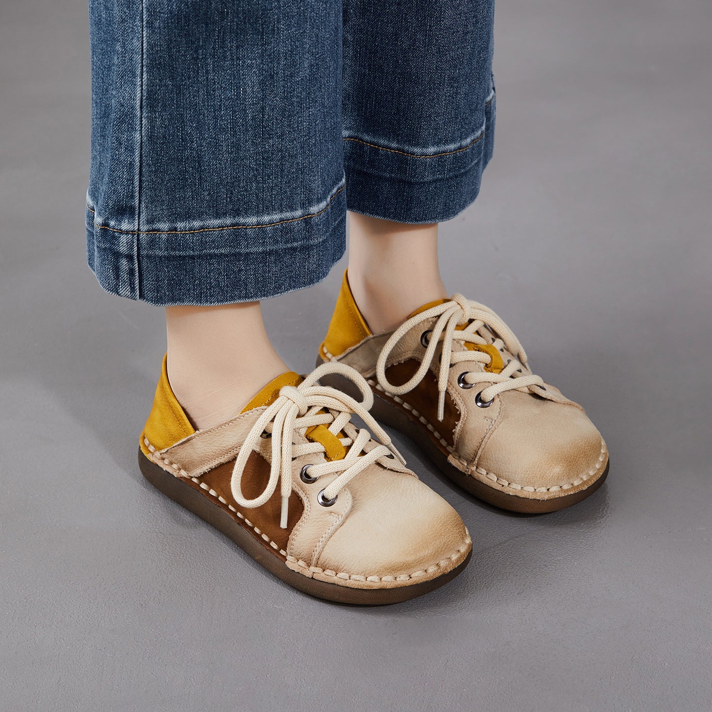 Women's Genuine Big Toe Ugly Cute Soft Women's Casual Shoes