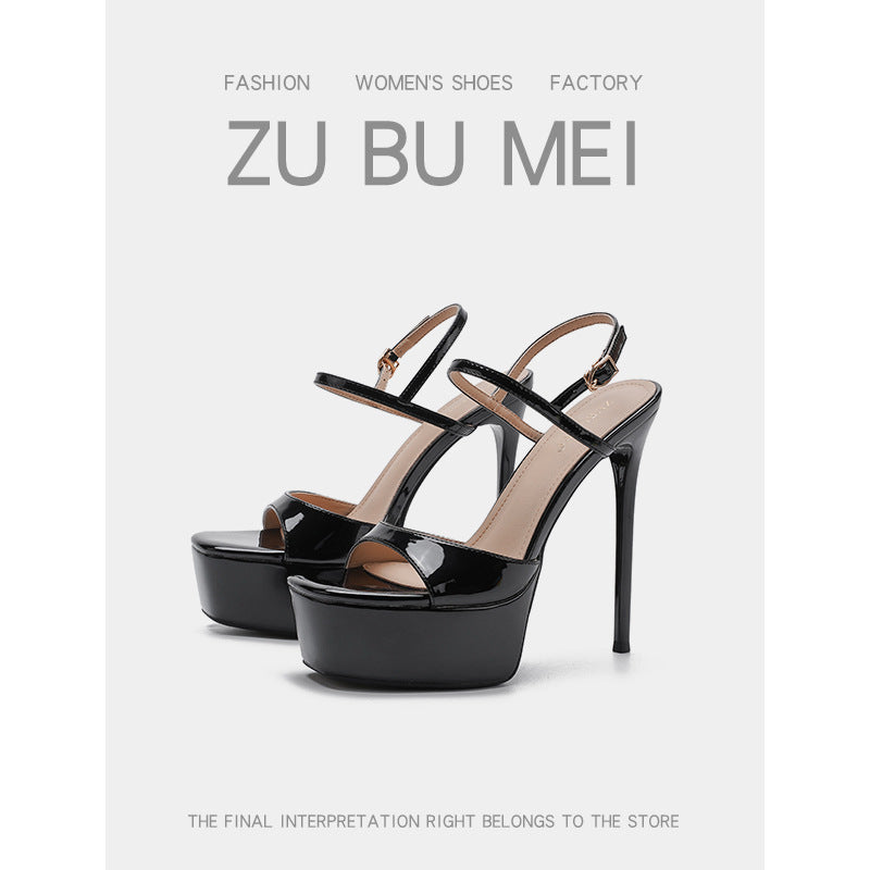 Women's Toe Stiletto Summer Waterproof Platform Not Tired Sandals