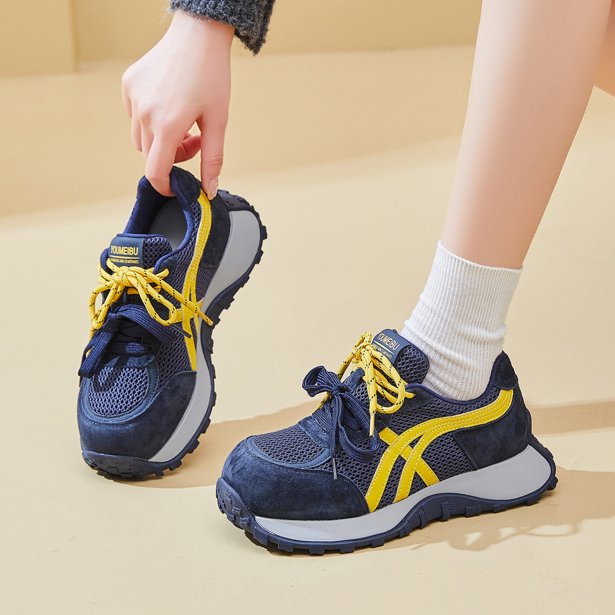 Women's Dad Trendy Autumn Korean Fashion Platform Women's Sports Shoes