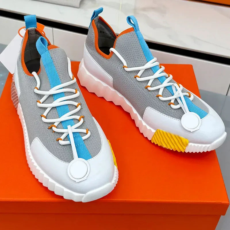 Men's Summer Lace Up Breathable Light Running Men's Sports Shoes