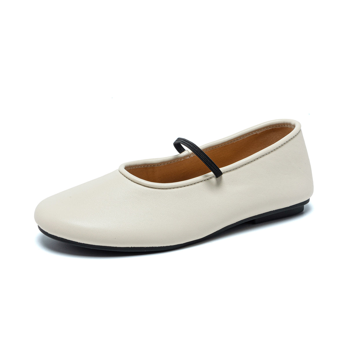 Women's Small Single-layer Summer Strap Square Toe Low-cut Sheepskin Spring Flat Women's Fashion Shoes