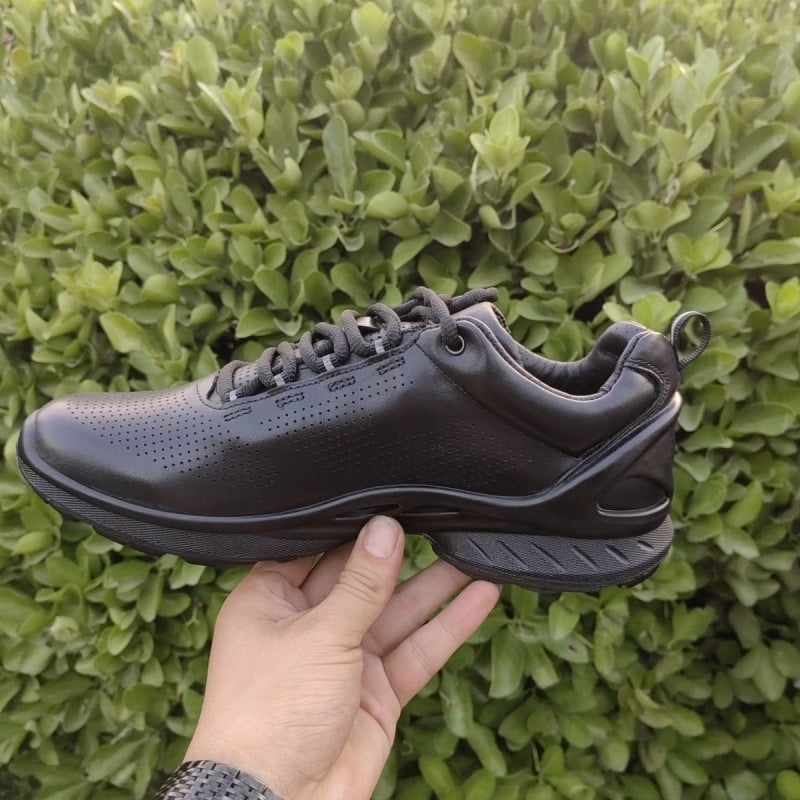 Men's Cowhide Summer Training Fire Protection Spare Time Outdoor Duty Injection Men's Sports Shoes