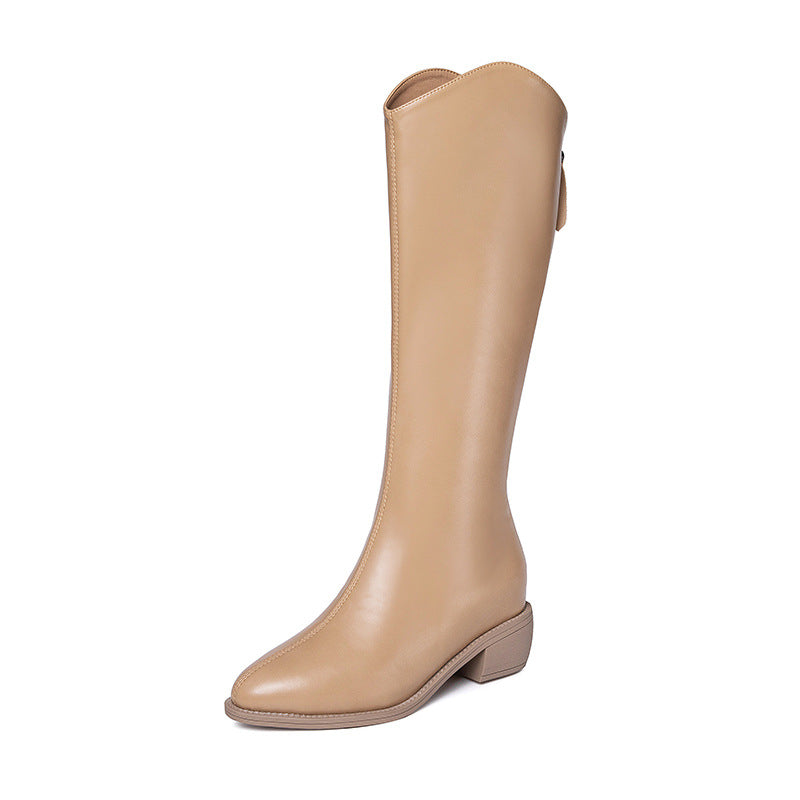Height Increasing Insole Female Autumn Knight Boots