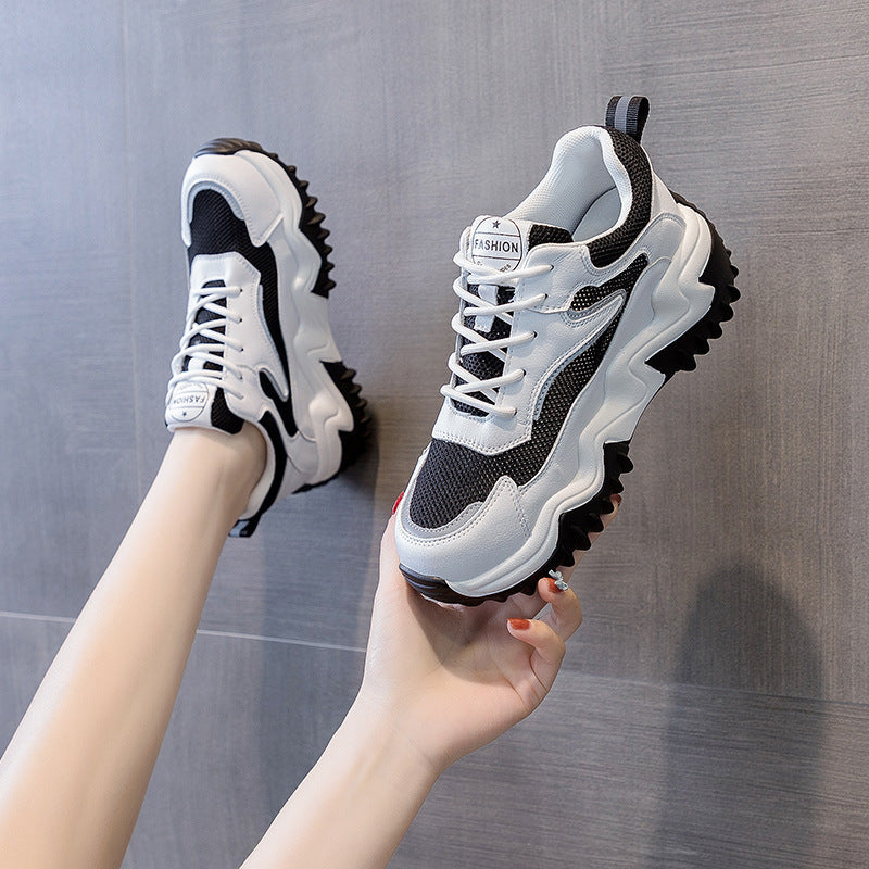 Women's Platform Height Increasing Insole Dad Women's Sports Shoes
