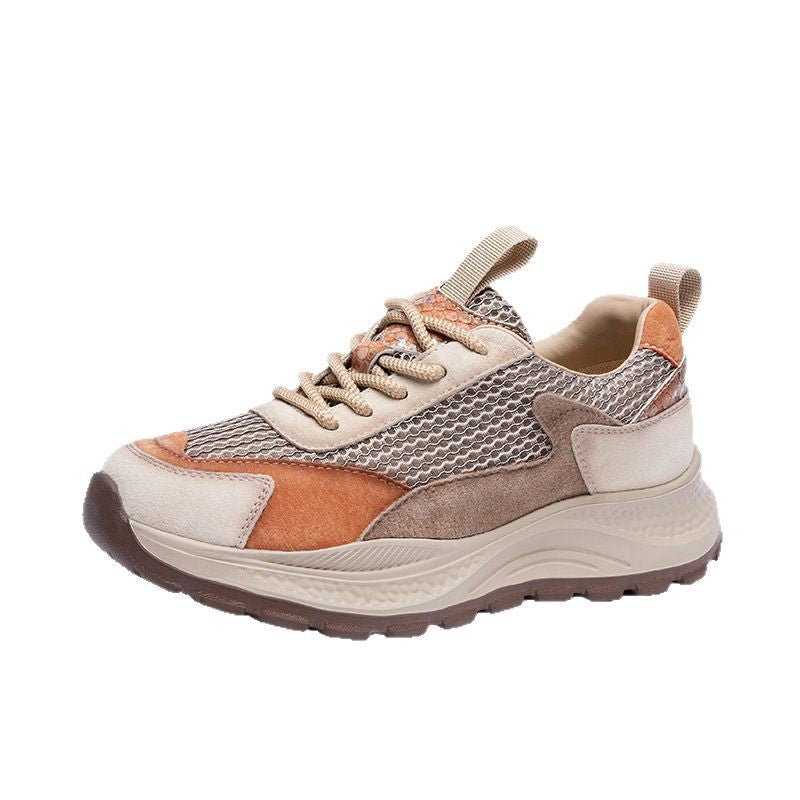 Women's Soft Bottom Lightweight Mesh Surface Pig Bar Men's Shoes