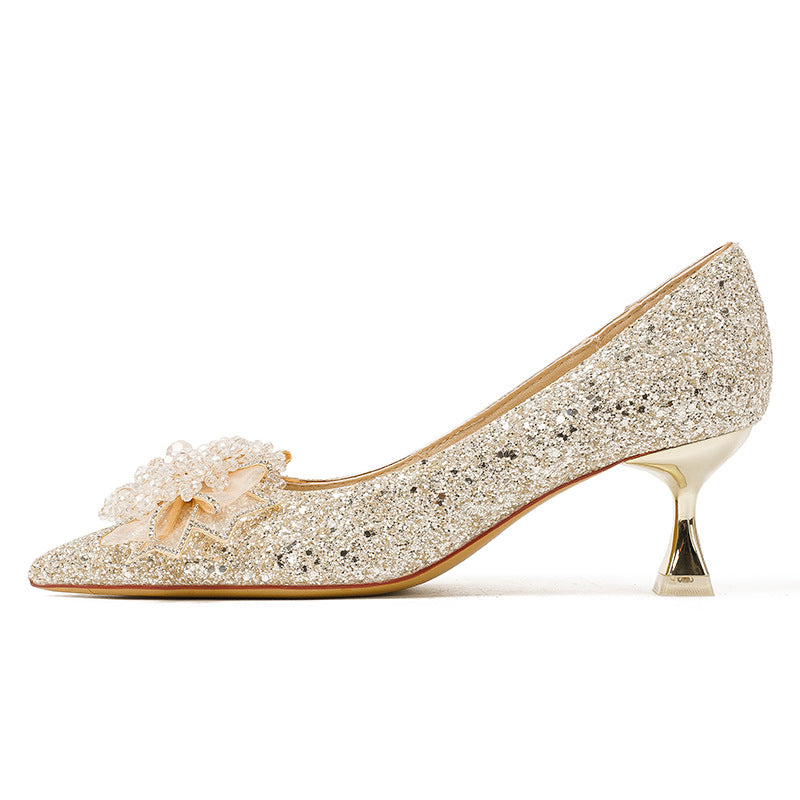 Women's Main Wedding Dress Not Tired Feet Heels