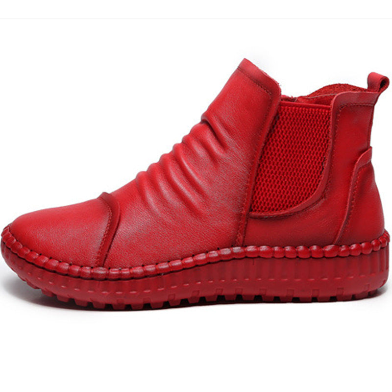 Women's Genuine Flat Joker Soft Bottom Comfortable Boots