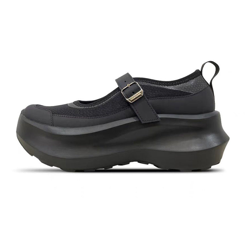 Women's Height Increasing Mary Jane Mesh Platform Muffin Fitness Pumps Breathable Sports Casual Shoes