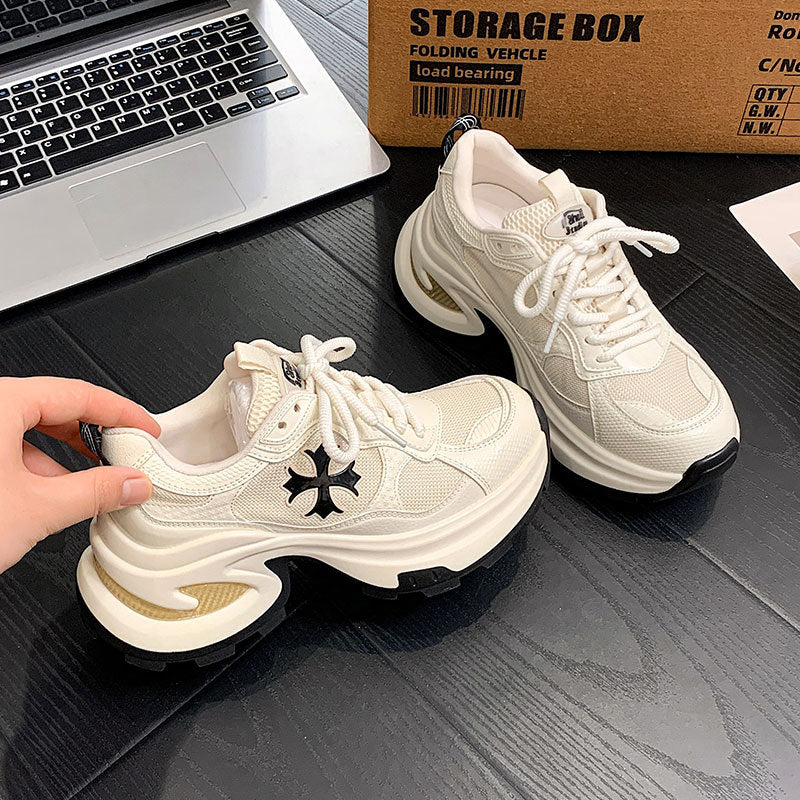 Women's Raise The Bottom Dad Spring Mesh Breathable Sneakers