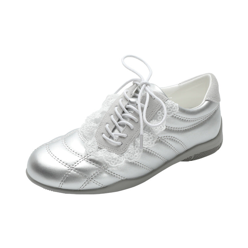 Women's Sier Lace Edge Design German Training Comfortable Men's Shoes