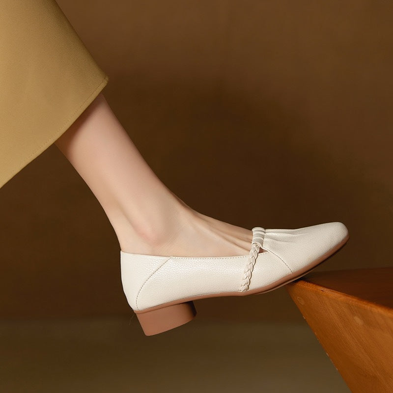 Women's Soft Bottom Pointed Toe Low Shallow Mouth Women's Fashion Shoes