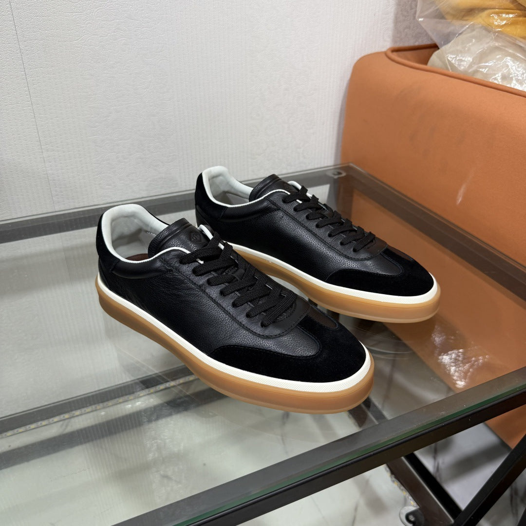Women's & Men's Style German Training White Soft Genuine Men's Sports Shoes