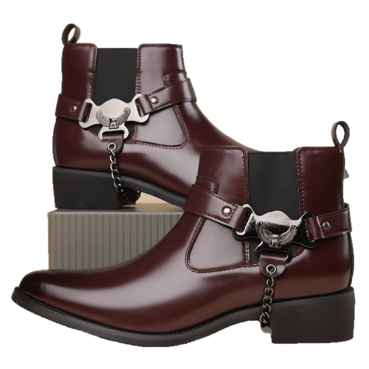 Size British Style Fashion Retro Solid Men's Martin Boots