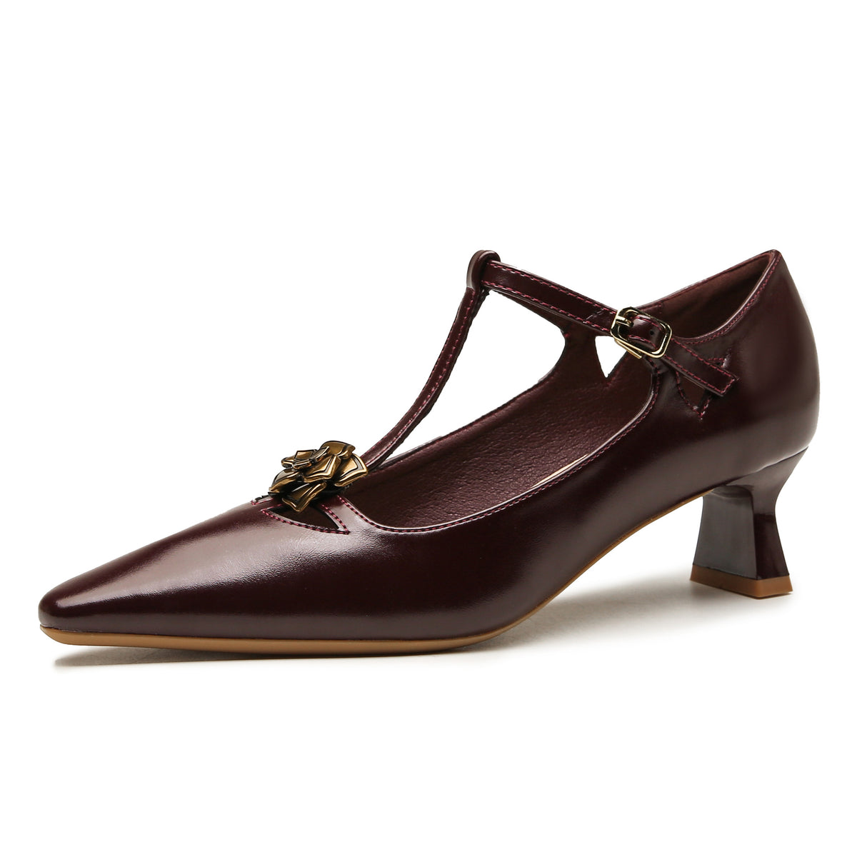 Women's High Mary Jane Solid Color Outer Women's Fashion Shoes