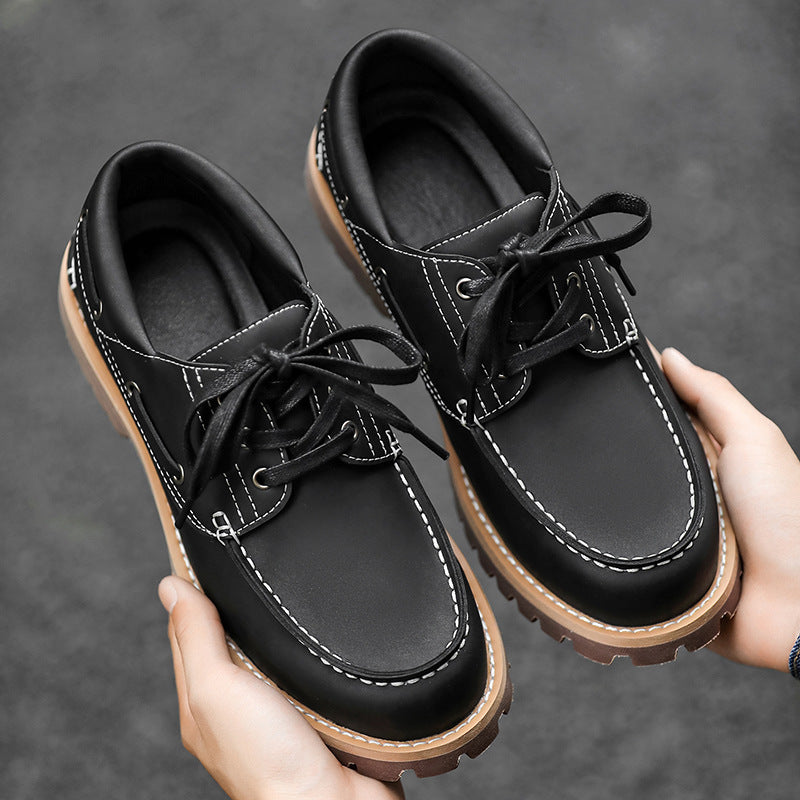 Elegant Autumn British Vintage Worker Business Men's Martin Boots