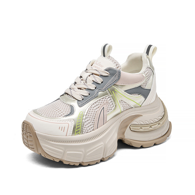 Women's Dad Spring Breathable Increased Muffin Feet Small Sneakers