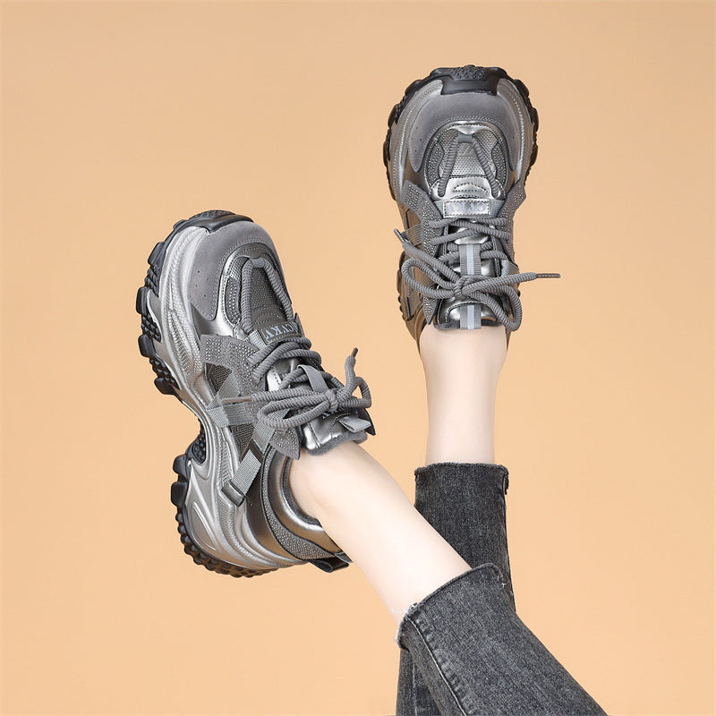 Women's Running Shock Absorption Lightweight Platform Make Your Feet Look Women's Sports Shoes