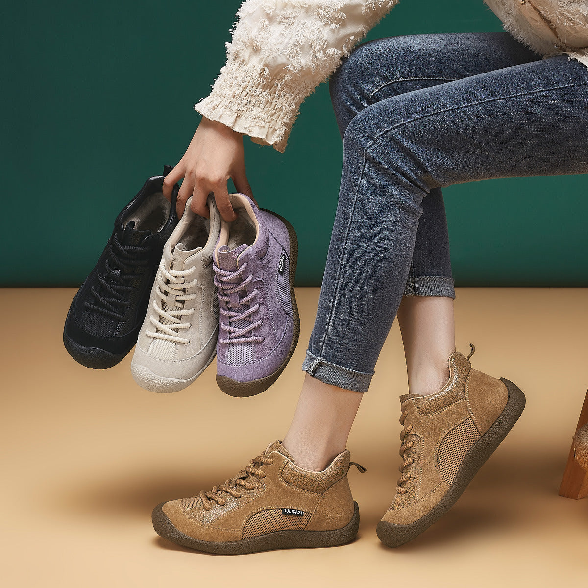 Women's Flat Hiking Comfortable Breathable Travel For Women's Casual Shoes