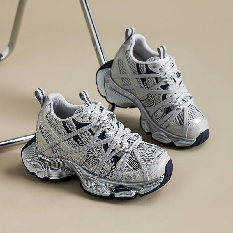 Women's Height Increasing Insole Dad Autumn Breathable Women's Sports Shoes