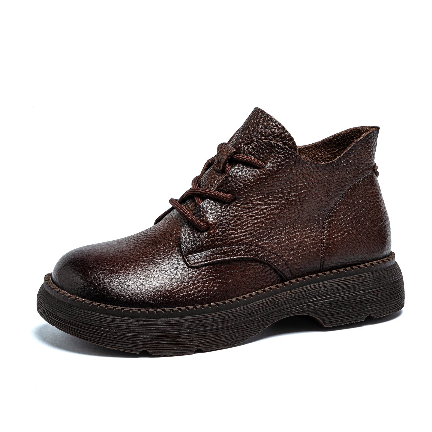 Women's Genuine First Layer Soft Cowhide Single Women's Leather Boots