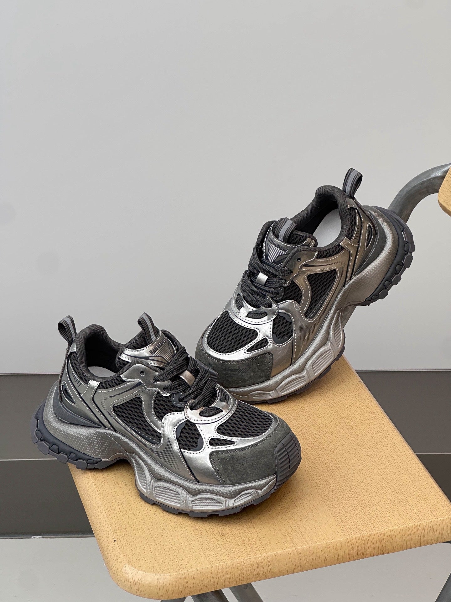 Women's Thick Bottom Heightened Daddy Spring Sier Breathable Lightweight Women's Sports Shoes