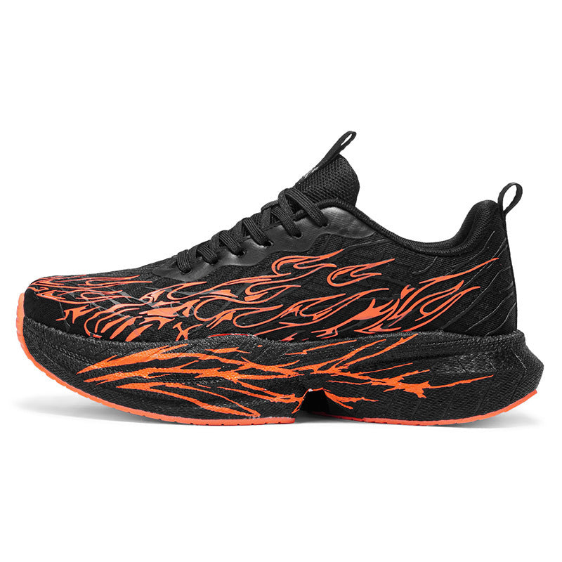 Men's Cushioning Rebound Professional Running Spring Breathable Mesh Lightweight Men's Sports Shoes