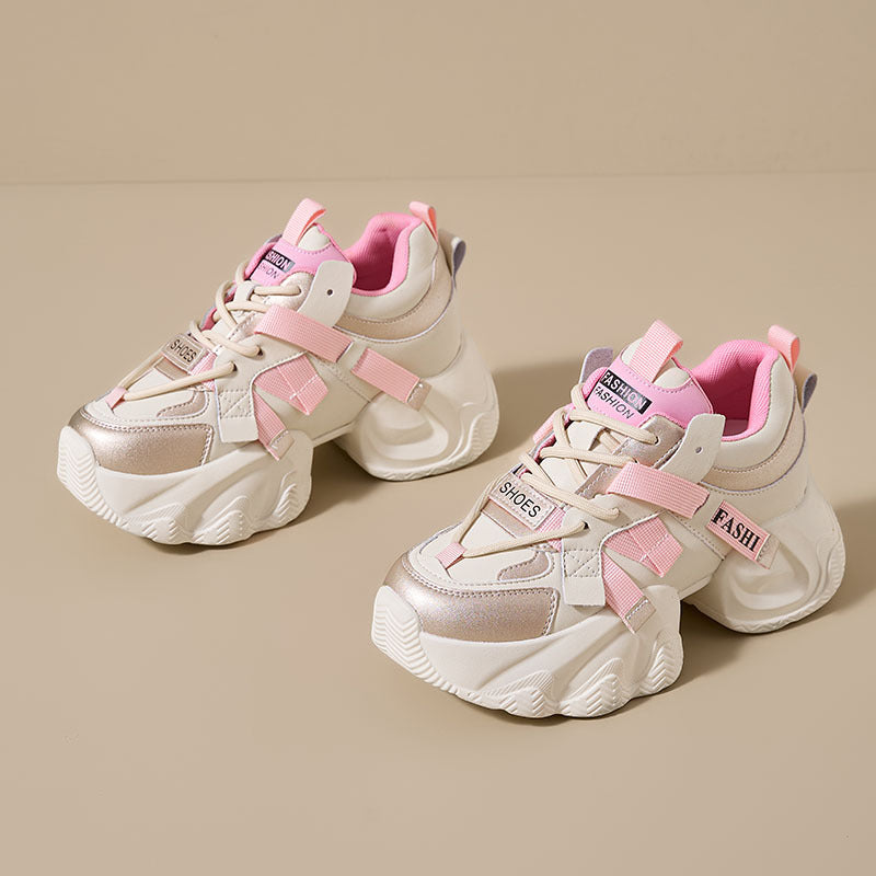 Women's Paris Heightened Daddy Platform Early Spring Sports Casual Shoes